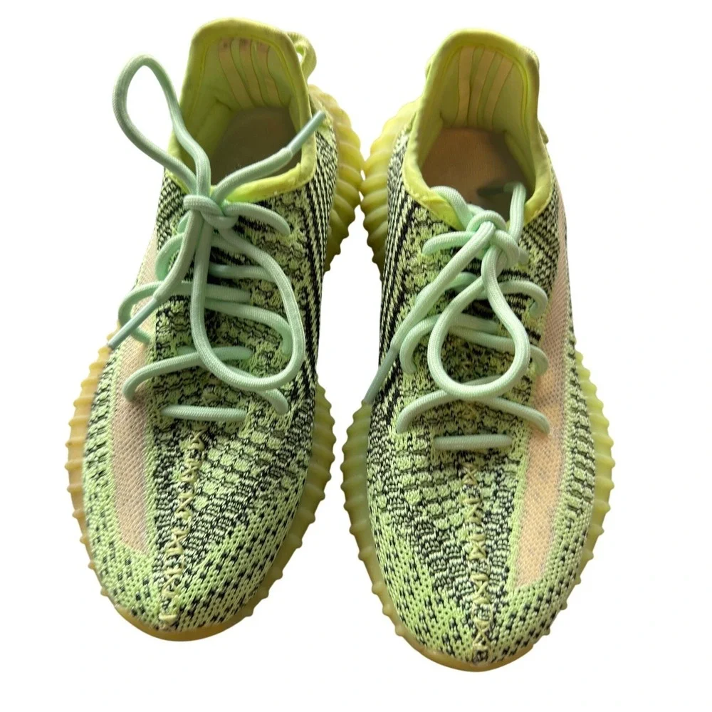 Adidas Yeezy Boost 350 V2 Yeezreel Non-Reflective Neon Green FX4130 Mens 5.5